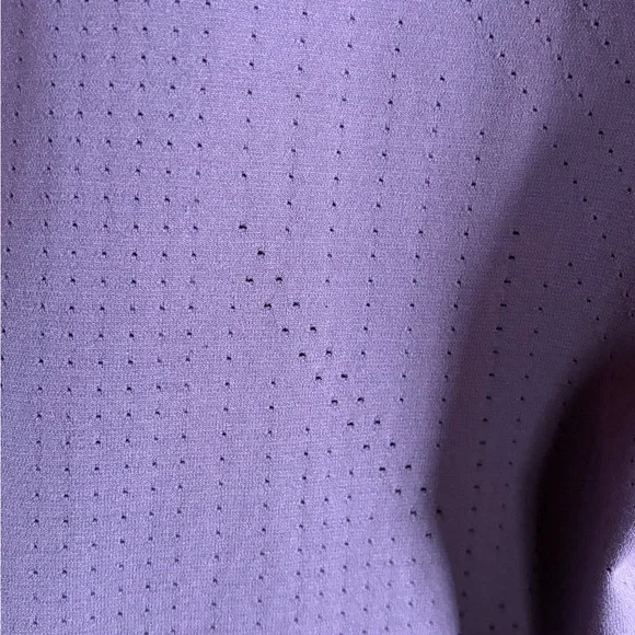 Athleta Purple Perforated Breathable Athletic Top Medium - Picture 5 of 5
